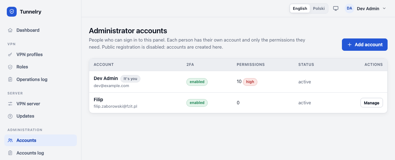 Accounts